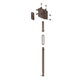 Von Duprin 55/88 Series 8847-F Top Rod Kit to 6' 8" to 8' Door