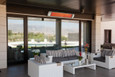 Eurofase Single Element 39 Inch 2000 Watt Electric Patio Heater