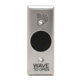 LCN 8310-2330 Touchless Actuator with Wave Icon and Text - Battery Powered Stainless Steel