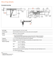 LCN 3032 Concealed In Interior Door, Double Lever Arm Closer - Plated Finish
