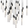 Modern Forms PD-35625S Magic 25 Light 28" Black Multi-Light Pendant Ceiling Light