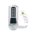 Dormakaba E-Plex 5600 Series Electronic Pushbutton Cylindrical Lever Lock, Smart Card Reader