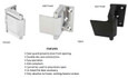 Trimco Trimco 4017-ED Edge Protector (1-1/2" x 2") with Adhesive Tape TRI-4017-ED