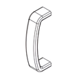 Trimco 553 Series Drawer Pulls (3" ctc)
