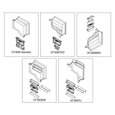 Schlage  GF3000SM - Surface Mounted Shear Lock - 3000 lbs HoldIng Force