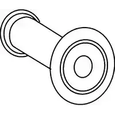 Rockwood 622 UL Listed 190-degree Door Viewer for 1-3/8" to 2-1/8" Doors