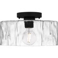 Quoizel Lighting QSF6760 Lilly 1-Light Semi-Flush Mount