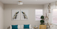 Quoizel Lighting QSF6760 Lilly 1-Light Semi-Flush Mount