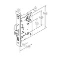Yale Grade 1 Lever Mortise Lock Body, Satin Chrome Finish