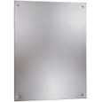 Bobrick B-1556 2436 23 1/2" x 35 1/2" Stainless Steel Wall-Mount Frameless Mirror