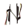Von Duprin Electric Power Transfer, Ten 24 Gauge Wires with Connectors