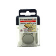 Precision Lock PLS24PRO Concealed Magnetic Catch – Silver finish, retail packaging showing included components