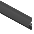 Zero International 8198 36" Door Sweep with Nylon Brush and Clear Anodized Aluminum Finish