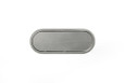 Precision Lock PLS24PRO XHD Concealed Magnetic Catch — Silver finish, front face view showing brushed steel housing