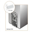 Zero 360 Mortised Heavy Duty Automatic Door Bottom Clear Anodized Aluminum Finish