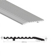 Zero 1675A Half Saddle Threshold – 5″ Wide x 1/2″ High – Aluminum Mill Finish