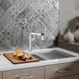 Blanco 443054 Quatrus R0 60/40 Double Bowl Undermount Stainless Kitchen Sink