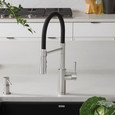 Blanco CAT44299PDSPDU Catris Flexo Semi-Pro Pull-Down Dual-Spray Kitchen Faucet - PVD Steel