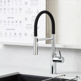 Blanco CAT44299PDSPDU Catris Flexo Semi-Pro Pull-Down Dual-Spray Kitchen Faucet - PVD Steel