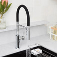 Blanco CAT44299PDSPDU Catris Flexo Semi-Pro Pull-Down Dual-Spray Kitchen Faucet - PVD Steel