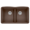 Blanco DIA440DU50 Diamond SILGRANIT 50/50 Double Bowl Undermount Kitchen Sink