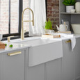 Blanco RIV442PDF Rivana Semi-Pro Pull-Down Dual-Spray Kitchen Faucet - PVD Steel