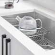 Blanco 231608 Stainless Steel Elevated Sink Grid for Quatrus Ergon, Cerana and Cuvee Super Single Sinks