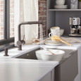 Blanco LIN526FAK Linus Low Arc Pull-Out Dual-Spray Kitchen Faucet