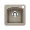 Blanco DIA440SIB Diamond SILGRANIT Dual Mount Bar Sink
