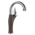 Blanco ART442FAB Artona Pull-Down Dual-Spray Bar Faucet - PVD Steel/Coal Black
