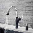 Blanco ART442FAK Artona Pull-Down Dual-Spray Kitchen Faucet - PVD Steel/Soft White