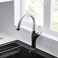 Blanco ART442FAK Artona Pull-Down Dual-Spray Kitchen Faucet - PVD Steel/Soft White