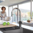 Blanco URB526FAK Urbena Pull-Down Dual-Spray Kitchen Faucet