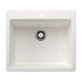 Blanco LIV443SIKS Liven SILGRANIT Single Bowl Dual Mount Kitchen Sink