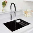 Blanco LIV443SIKS Liven SILGRANIT Single Bowl Dual Mount Kitchen Sink