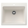 Blanco LIV443SIKS Liven SILGRANIT Single Bowl Dual Mount Kitchen Sink