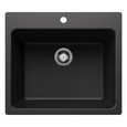 Blanco LIV443SIKS Liven SILGRANIT Single Bowl Dual Mount Kitchen Sink