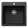 Blanco LIV443SIKS Liven SILGRANIT Single Bowl Dual Mount Kitchen Sink