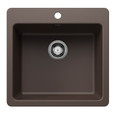 Blanco LIV443SIKS Liven SILGRANIT Single Bowl Dual Mount Kitchen Sink