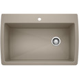 Blanco DIA440SSS Diamond SILGRANIT Super Single Dual Mount Kitchen Sink