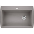 Blanco DIA440SSS Diamond SILGRANIT Super Single Dual Mount Kitchen Sink