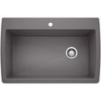 Blanco DIA440SSS Diamond SILGRANIT Super Single Dual Mount Kitchen Sink