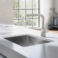 Blanco QUAR15SBUS Quatrus R15 Single Bowl Undermount Stainless Steel Kitchen Sink