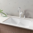Blanco DIA440DD50 Diamond SILGRANIT 50/50 Double Bowl Undermount Kitchen Sink with Low Divide