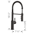 Blanco CAT44299PDSP Catris Semi-Pro Pull-Down Dual-Spray Kitchen Faucet
