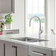Blanco RIV442HAF Rivana High-Arc Pull-Down Dual-Spray Kitchen Faucet