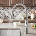 Blanco EMP442FA Empressa High Arc Pull-Down Dual-Spray Kitchen Faucet