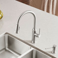 Blanco EMP442FA Empressa High Arc Pull-Down Dual-Spray Kitchen Faucet