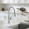 Blanco EMP442FA Empressa High Arc Pull-Down Dual-Spray Kitchen Faucet