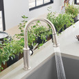 Blanco EMP442FA Empressa High Arc Pull-Down Dual-Spray Kitchen Faucet